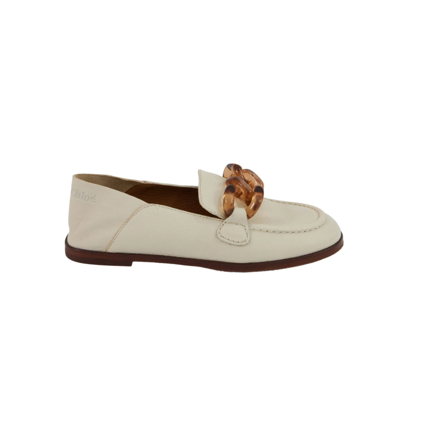 See By Chloé SB38091A Loafer / Goat Chalk Slipper 6 See By Chloé SB38091A Loafer / Goat Chalk Slipper