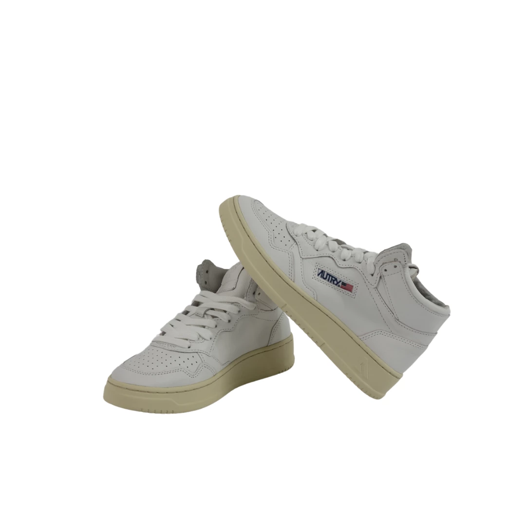 AUTRY MID SNEAKER 80s | Goat White 5 AUTRY MID SNEAKER 80s | Goat White