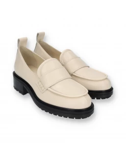 Aeyde Slipper RUTH | Nappa Leather Creamy