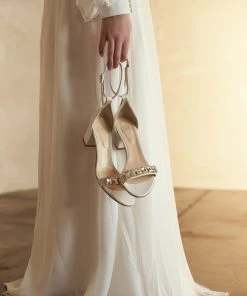 Piq.yourdress SANDALS 55 | Nappa Crystal Ivory