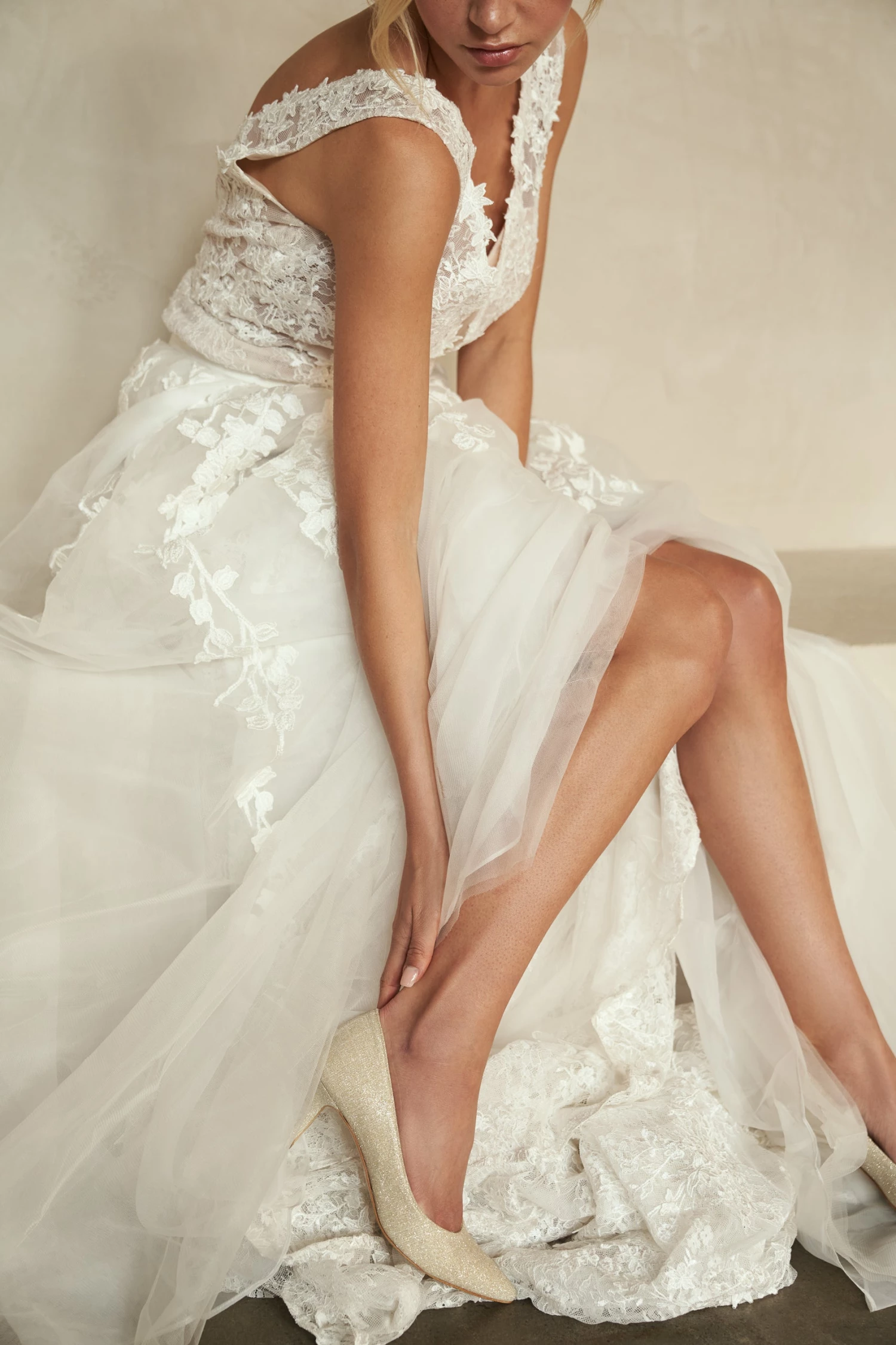 Piq.yourdress Heels PUMP Glitter | Gold 4 Piq.yourdress Heels PUMP Glitter | Gold