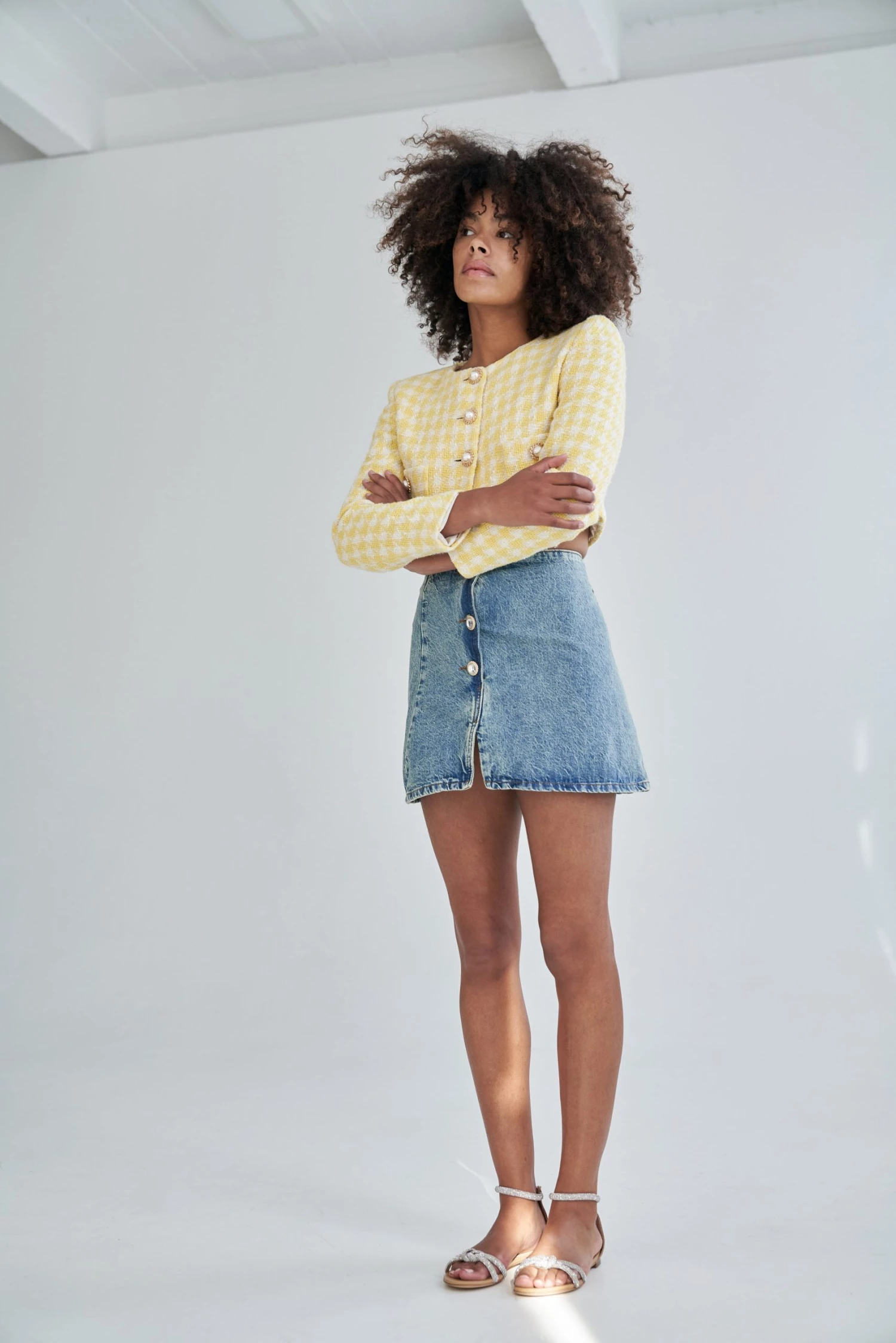 Lola Cruz SANDAL KNOT / Camel Glitter 4 Lola Cruz SANDAL KNOT / Camel Glitter