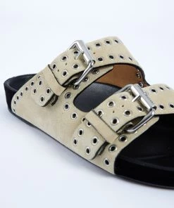 Isabel Marant LENNYO SANDAL | Ecru Sandals
