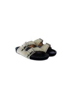 Isabel Marant LENNYO SANDAL | Ecru Sandals