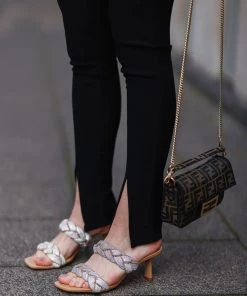 Lola Cruz Sandals SANDAL KNOT HIGH / Camel Glitter 8 Lola Cruz Sandals SANDAL KNOT HIGH / Camel Glitter