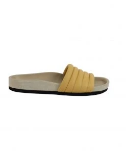 Isabel Marant HELLEA SLIDES / Light Yellow Sandals