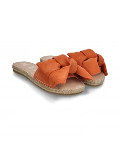 Manebi New Arrivals SANDALS WITH BOW | Hamptons Apricot
