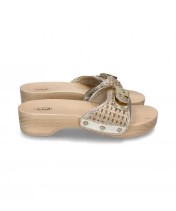 Scholl Iconic PESCURA HEEL | Raffia Platinum New Arrivals