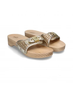 Scholl Iconic PESCURA HEEL | Raffia Platinum New Arrivals