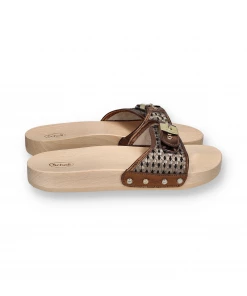 Scholl Iconic New Arrivals PESCURA FLAT | Raffia Bronze