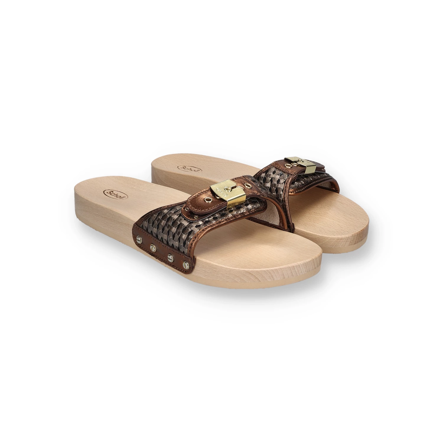 Scholl Iconic New Arrivals PESCURA FLAT | Raffia Bronze 3 Scholl Iconic New Arrivals PESCURA FLAT | Raffia Bronze