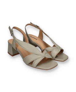 Lola Cruz SANDAL RAVEN 181Z10BK | Stone Sandals