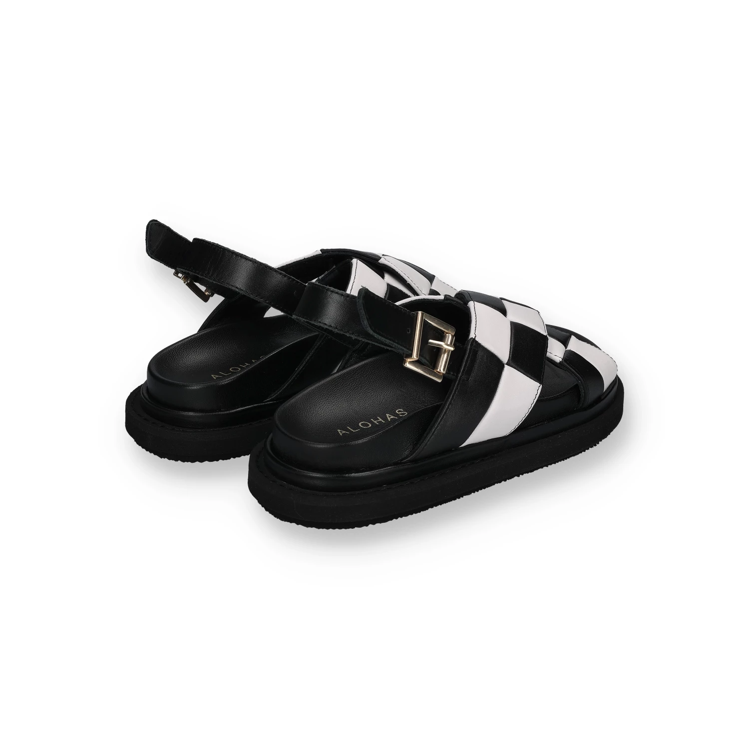 ALOHAS MARSHMALLOW SCACCI SANDALS | Black & White New Arrivals 5 ALOHAS MARSHMALLOW SCACCI SANDALS | Black & White New Arrivals