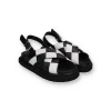 ALOHAS MARSHMALLOW SCACCI SANDALS | Black & White New Arrivals