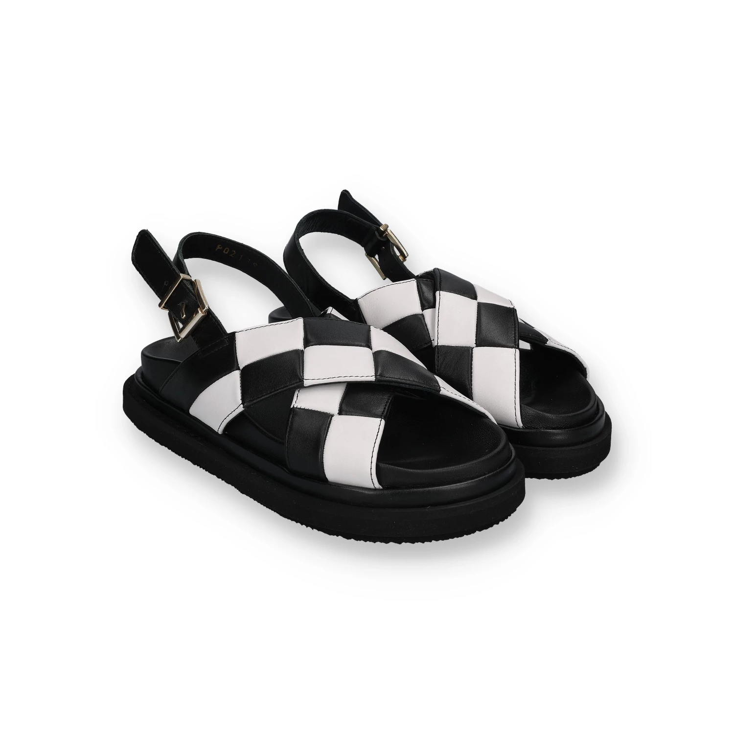 ALOHAS MARSHMALLOW SCACCI SANDALS | Black & White New Arrivals 3 ALOHAS MARSHMALLOW SCACCI SANDALS | Black & White New Arrivals