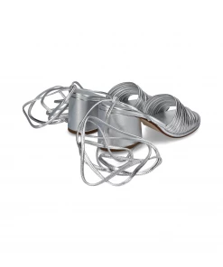 Aeyde NATANIA | Nappa Leather Laminated Silver