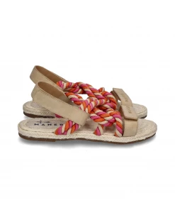 Manebi ROPE SANDALS | Yucatan Peony & Apricot