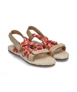 Manebi ROPE SANDALS | Yucatan Peony & Apricot