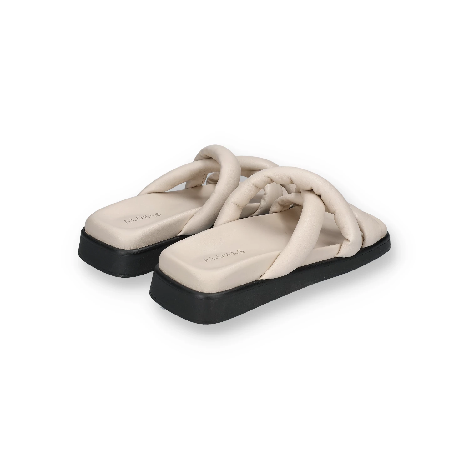 ALOHAS New Arrivals SLIP ON CROSS SANDALS | Ivory 5 ALOHAS New Arrivals SLIP ON CROSS SANDALS | Ivory
